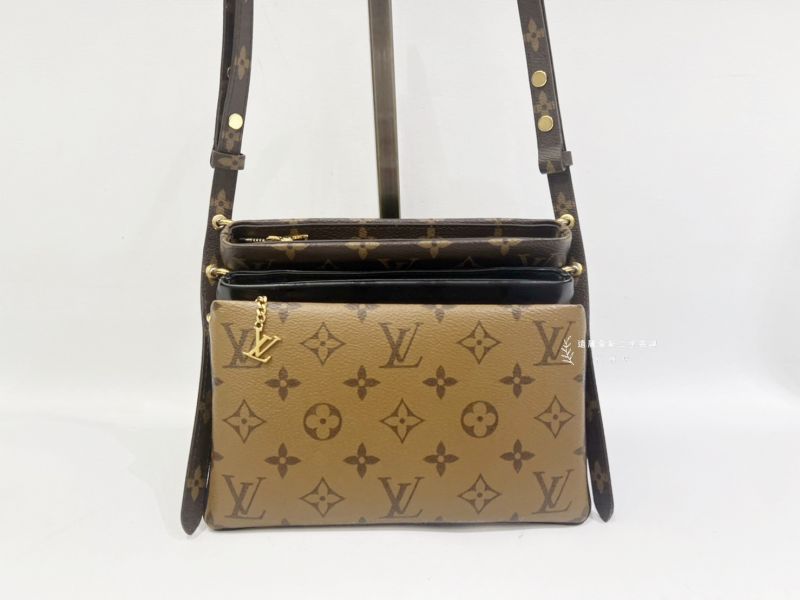 LOUIS VUITTON Crossbody Bag Pochette LV3 M45412 Monogram Shoulder